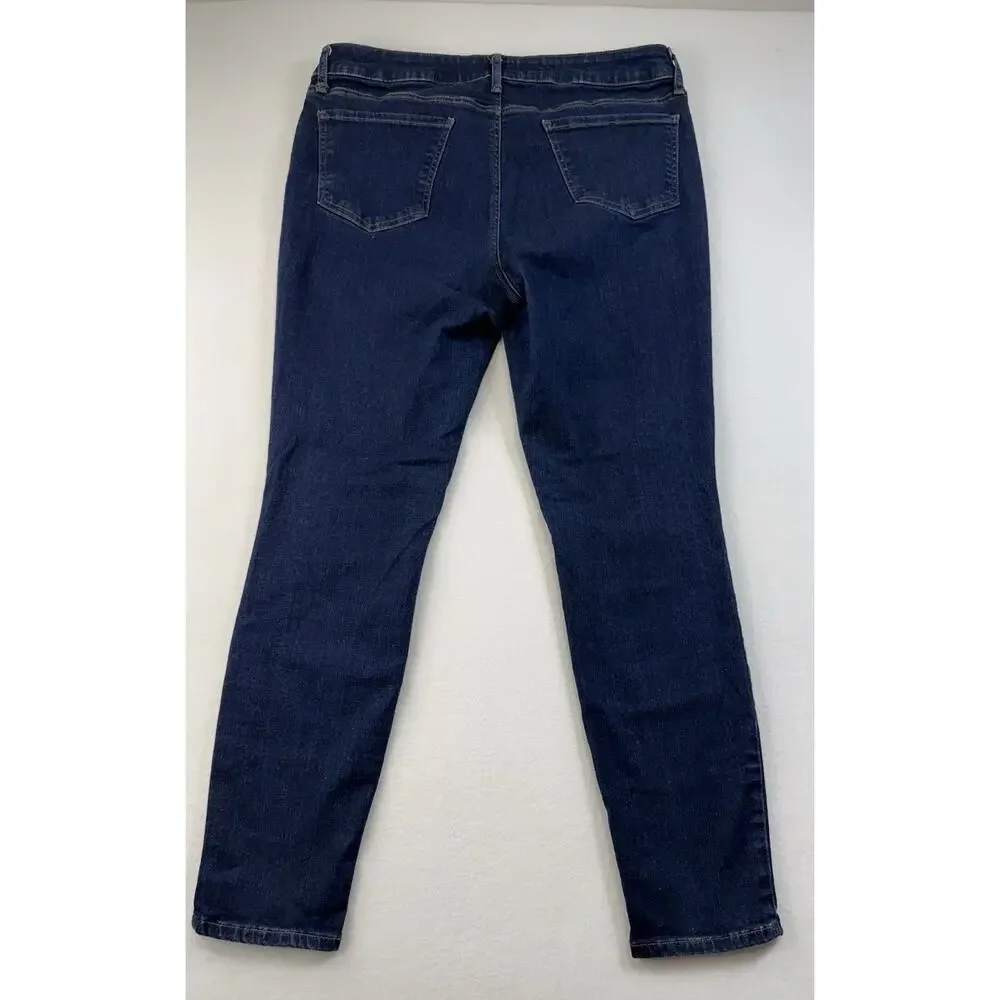 NYDJ Skinny Jeans Size 12 Dark Wash Lift Tuck Stretch Denim - Picture 7 of 7